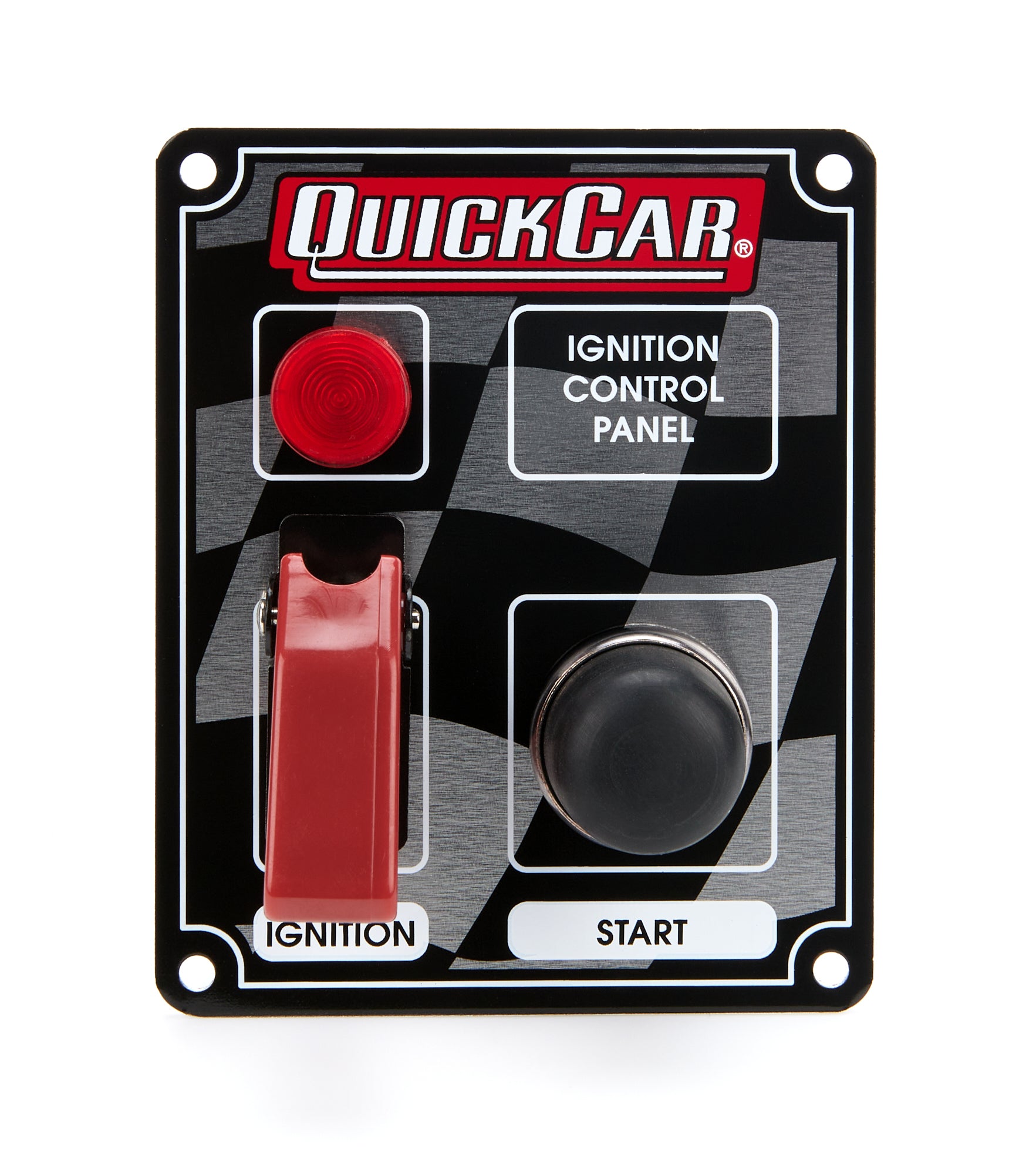 QUICKCAR RACING PRODUCTS Ignition Panel w/Flip Switch and Light QUICKCAR RACING PRODUCTS