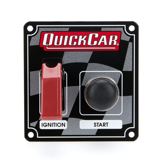 QUICKCAR RACING PRODUCTS Ignition Panel w/Flip Switch QUICKCAR RACING PRODUCTS