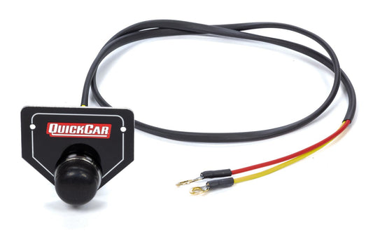 QUICKCAR RACING PRODUCTS Remote Start Button w/ Plate QUICKCAR RACING PRODUCTS