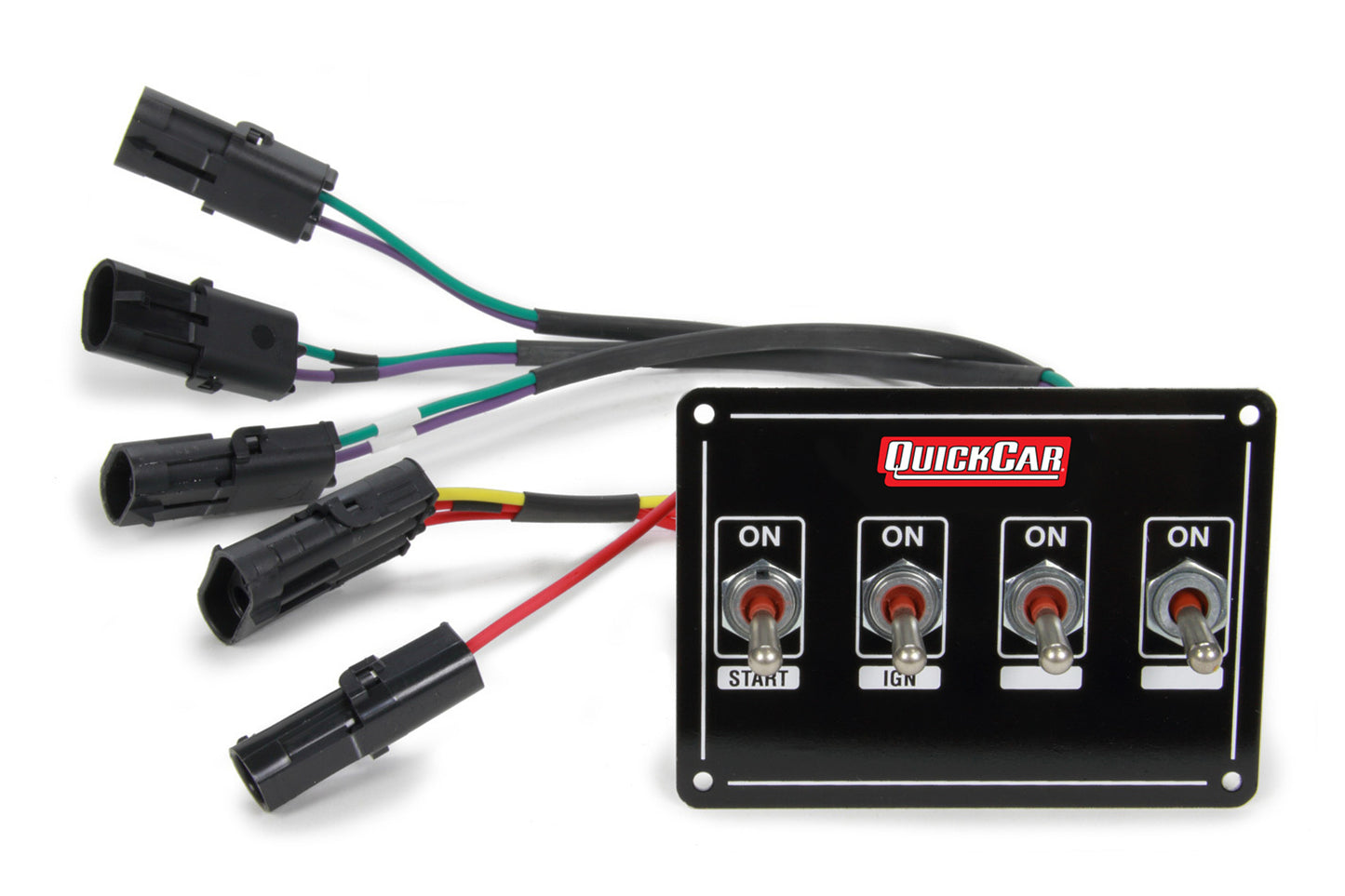 QUICKCAR RACING PRODUCTS Ignition Panel Extreme 4 4-Switch Dual Mag. Pckup QUICKCAR RACING PRODUCTS