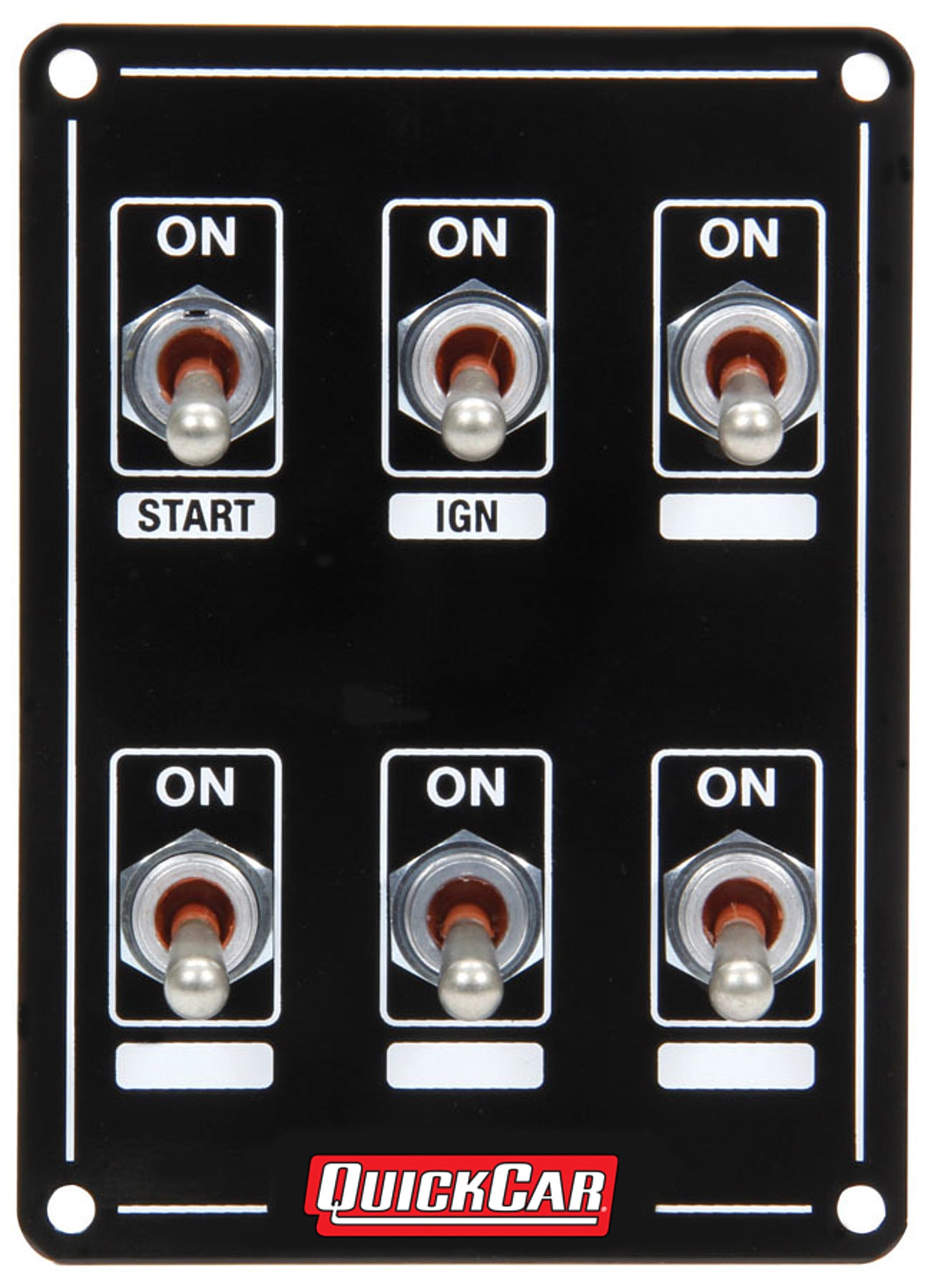 QUICKCAR RACING PRODUCTS Ignition Panel Extreme 6 Switch Single Ignition QUICKCAR RACING PRODUCTS