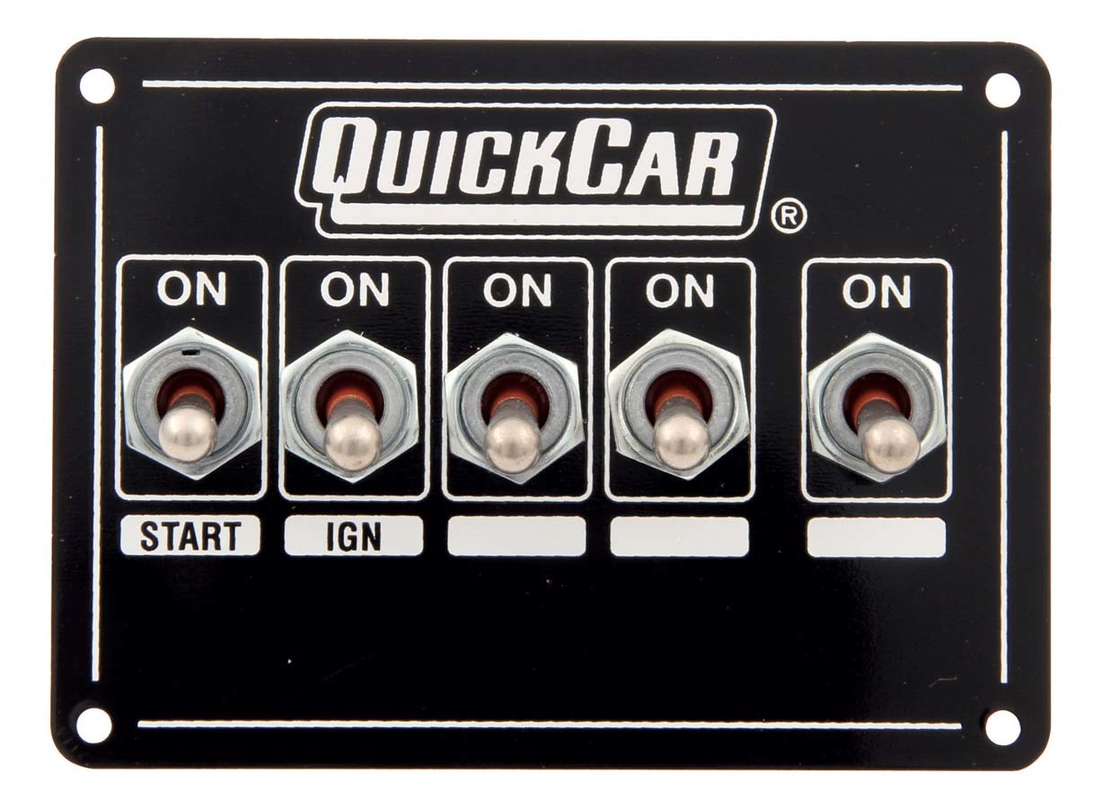 QUICKCAR RACING PRODUCTS Ignition Panel - Dual Ing. w/X-Over & Acc. QUICKCAR RACING PRODUCTS