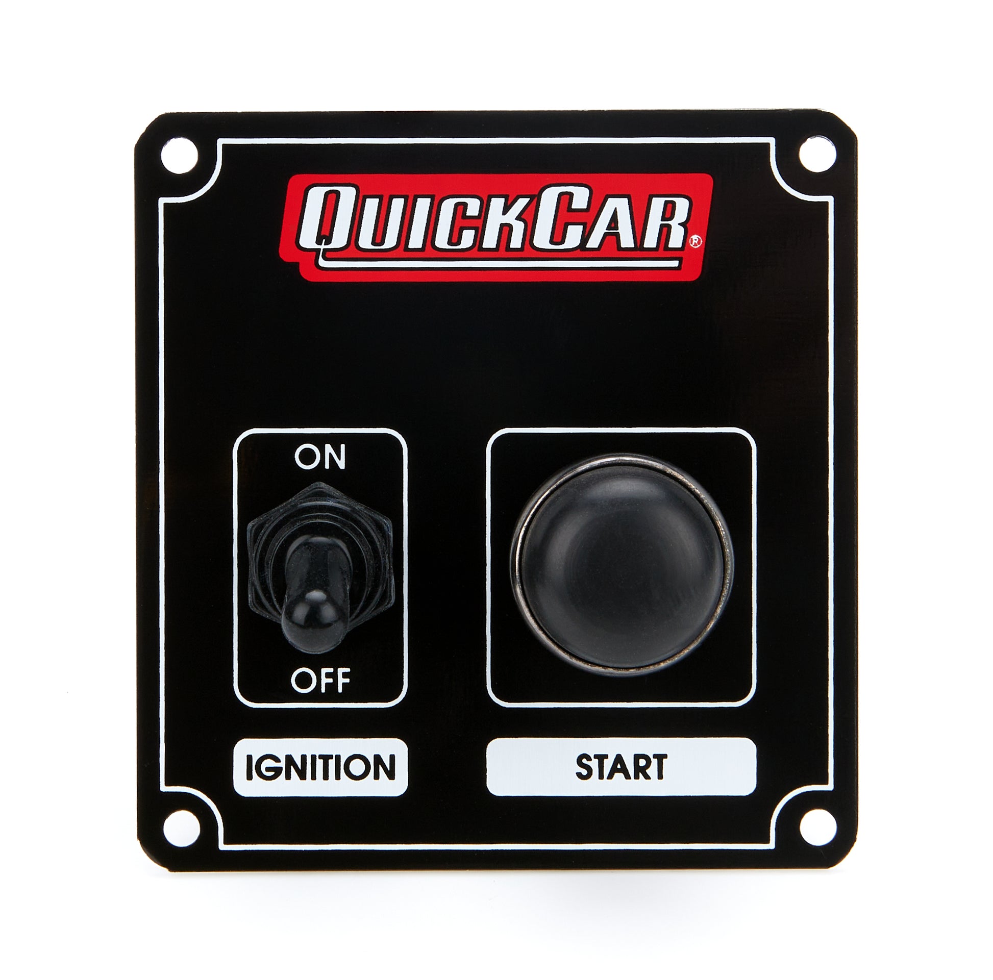 QUICKCAR RACING PRODUCTS Ignition Panel Black QUICKCAR RACING PRODUCTS