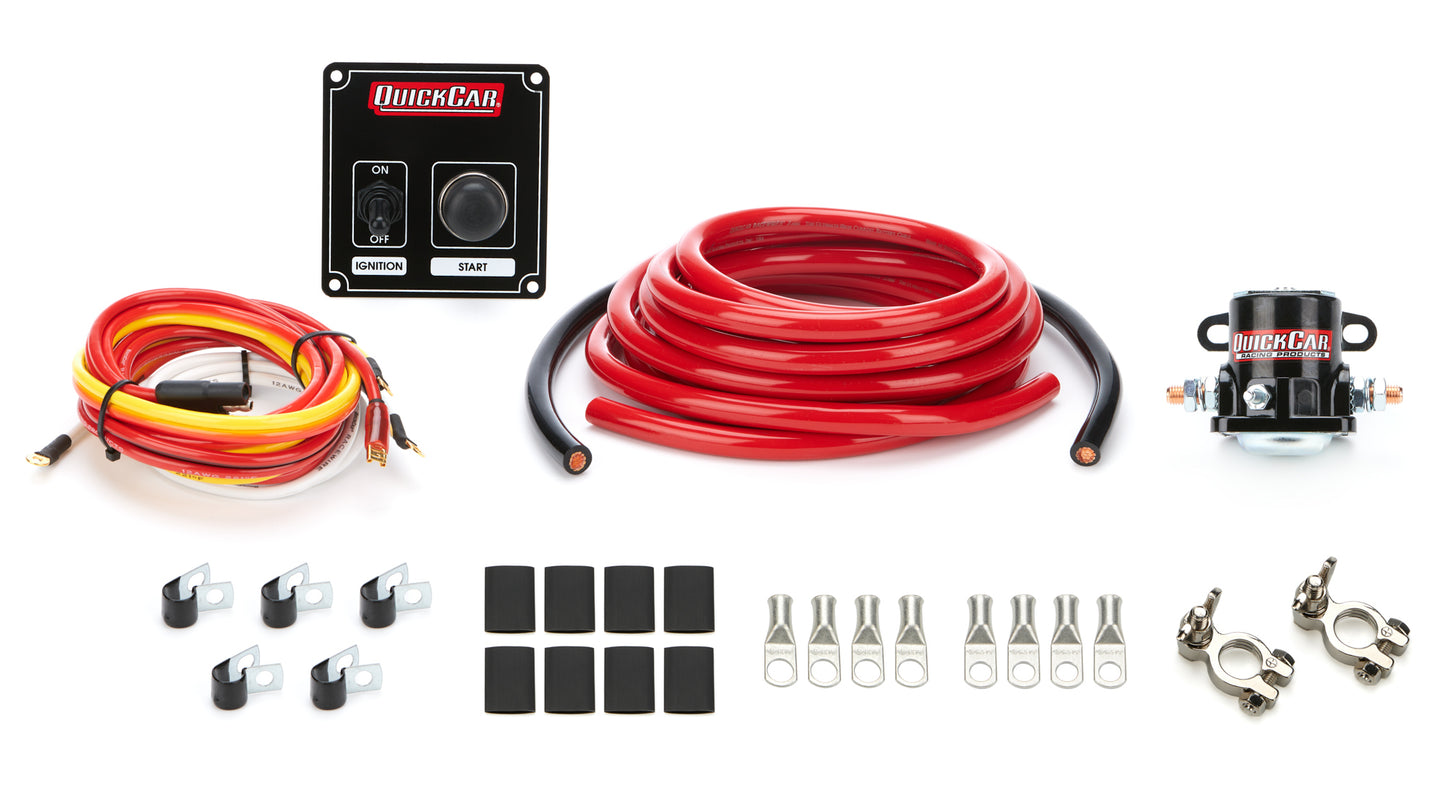 QUICKCAR RACING PRODUCTS Wiring Kit 2 Gauge with 50-802 Switch Panel QUICKCAR RACING PRODUCTS