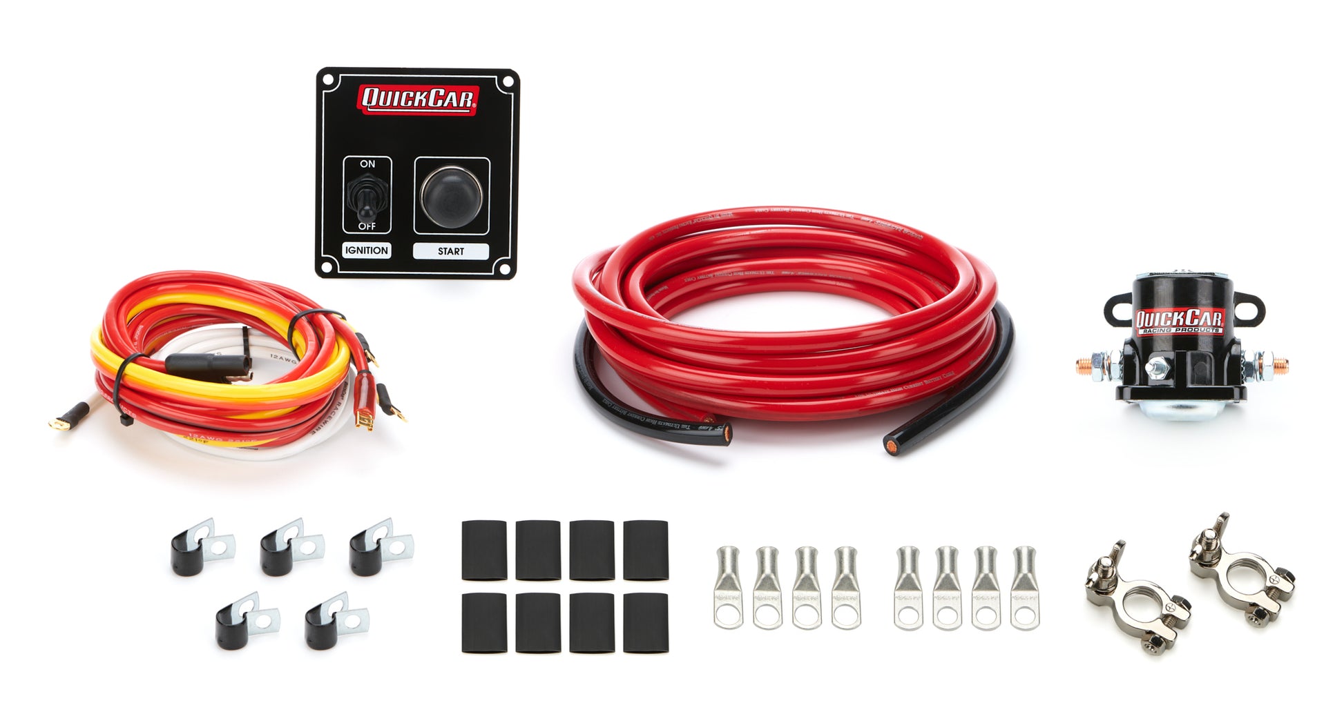 QUICKCAR RACING PRODUCTS Wiring Kit 4 Gauge w/o Disconnect w/50-802 Ign QUICKCAR RACING PRODUCTS