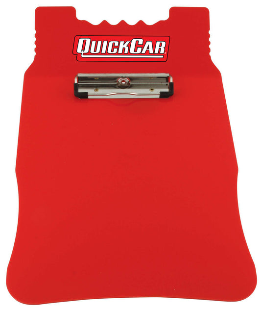 QUICKCAR RACING PRODUCTS Acrylic Clipboard- Red QUICKCAR RACING PRODUCTS