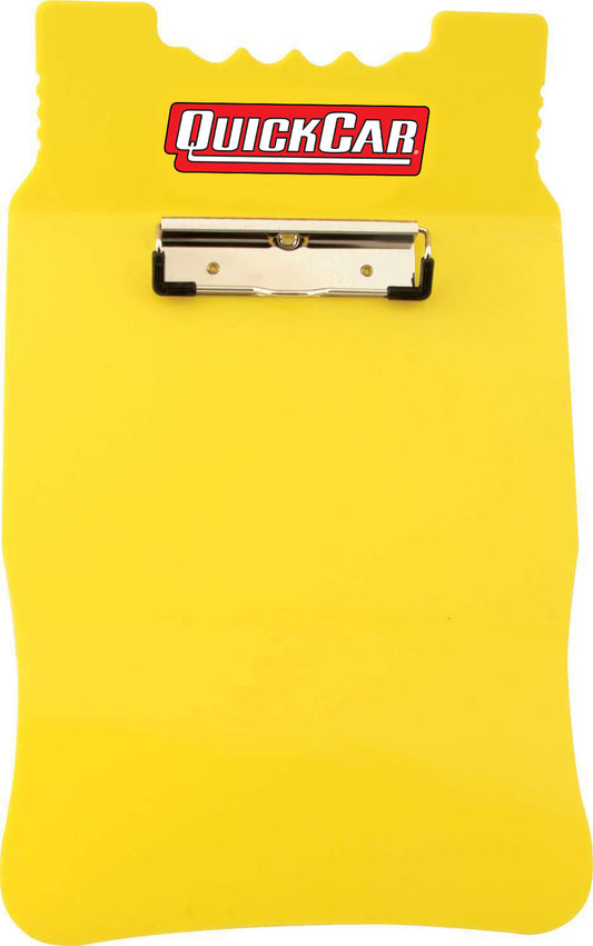 QUICKCAR RACING PRODUCTS Acrylic Clipboard Yellow QUICKCAR RACING PRODUCTS