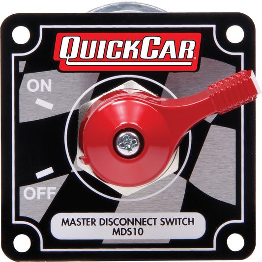 QUICKCAR RACING PRODUCTS Master Disconnect High Amp 4 Post Flag Plate QUICKCAR RACING PRODUCTS