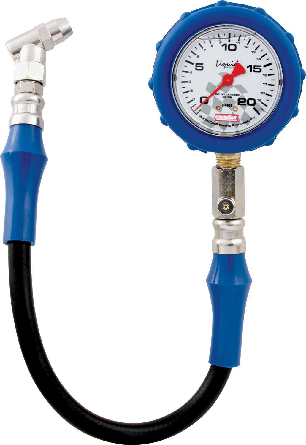 QUICKCAR RACING PRODUCTS Tire Gauge 20 PSI Liquid Filled QUICKCAR RACING PRODUCTS