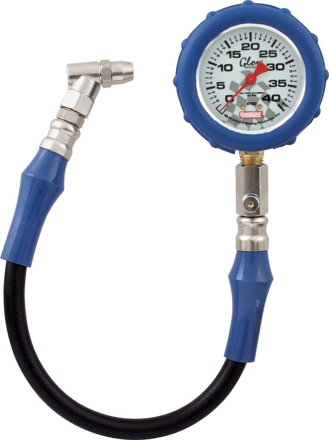 QUICKCAR RACING PRODUCTS Tire Gauge 40 PSI Glo Gauge QUICKCAR RACING PRODUCTS