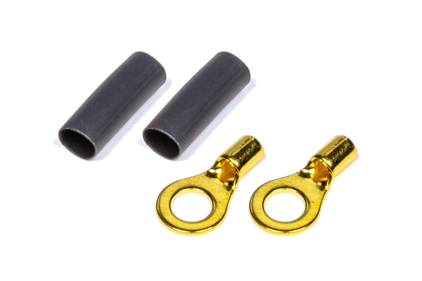 QUICKCAR RACING PRODUCTS Ring Terminal #10 14-16 GA. Pair w/Heat Shrink QUICKCAR RACING PRODUCTS