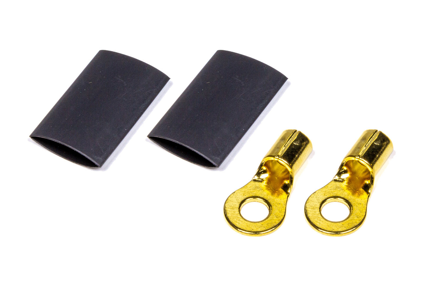 QUICKCAR RACING PRODUCTS Ring Terminal #10 8-10 GA. Pair w/Heat Shrink QUICKCAR RACING PRODUCTS