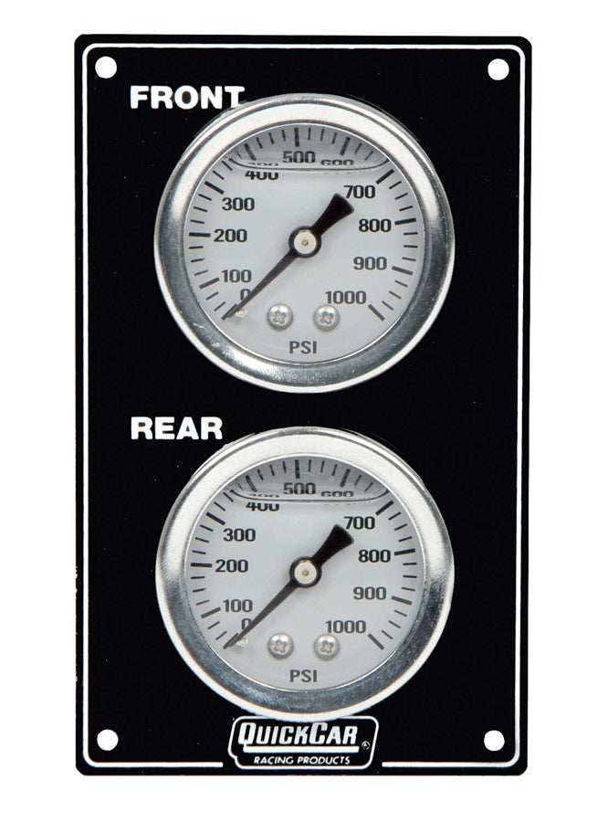 QUICKCAR RACING PRODUCTS Mini Brake Bias Gauge Panel Vertical Black QUICKCAR RACING PRODUCTS