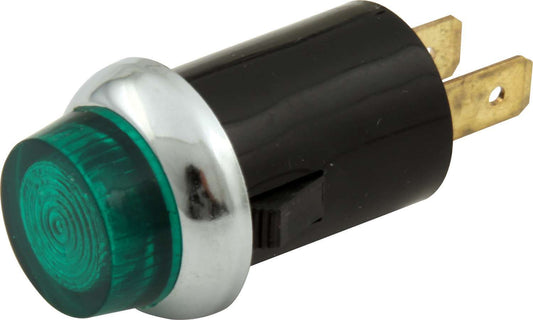 QUICKCAR RACING PRODUCTS Warning Light 3/4  Green Carded QUICKCAR RACING PRODUCTS