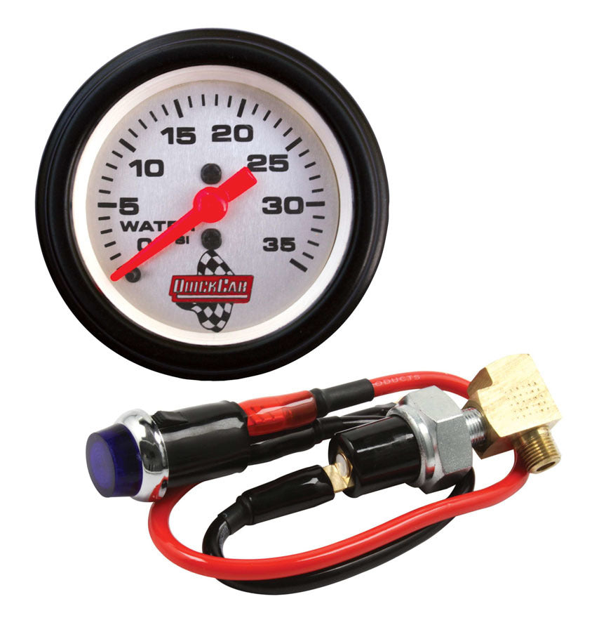 QUICKCAR RACING PRODUCTS Water Pressure Kit with Gauge QUICKCAR RACING PRODUCTS