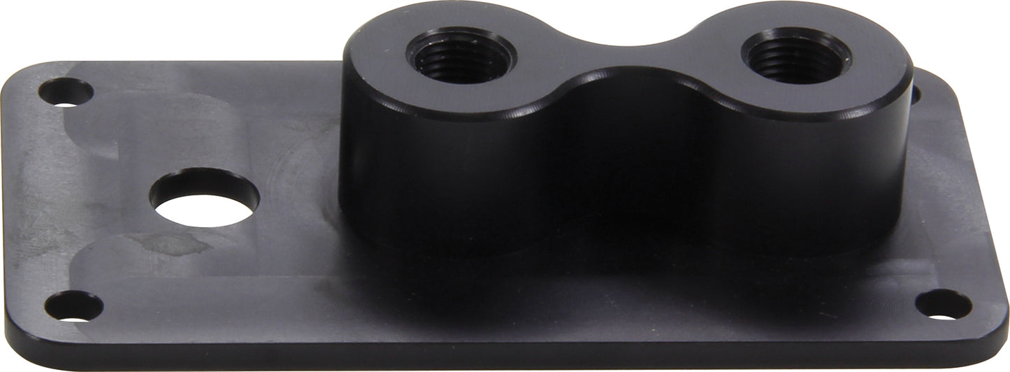 QUICKCAR RACING PRODUCTS Firewall Junction 2 Threaded & 1 Thru Hole QUICKCAR RACING PRODUCTS