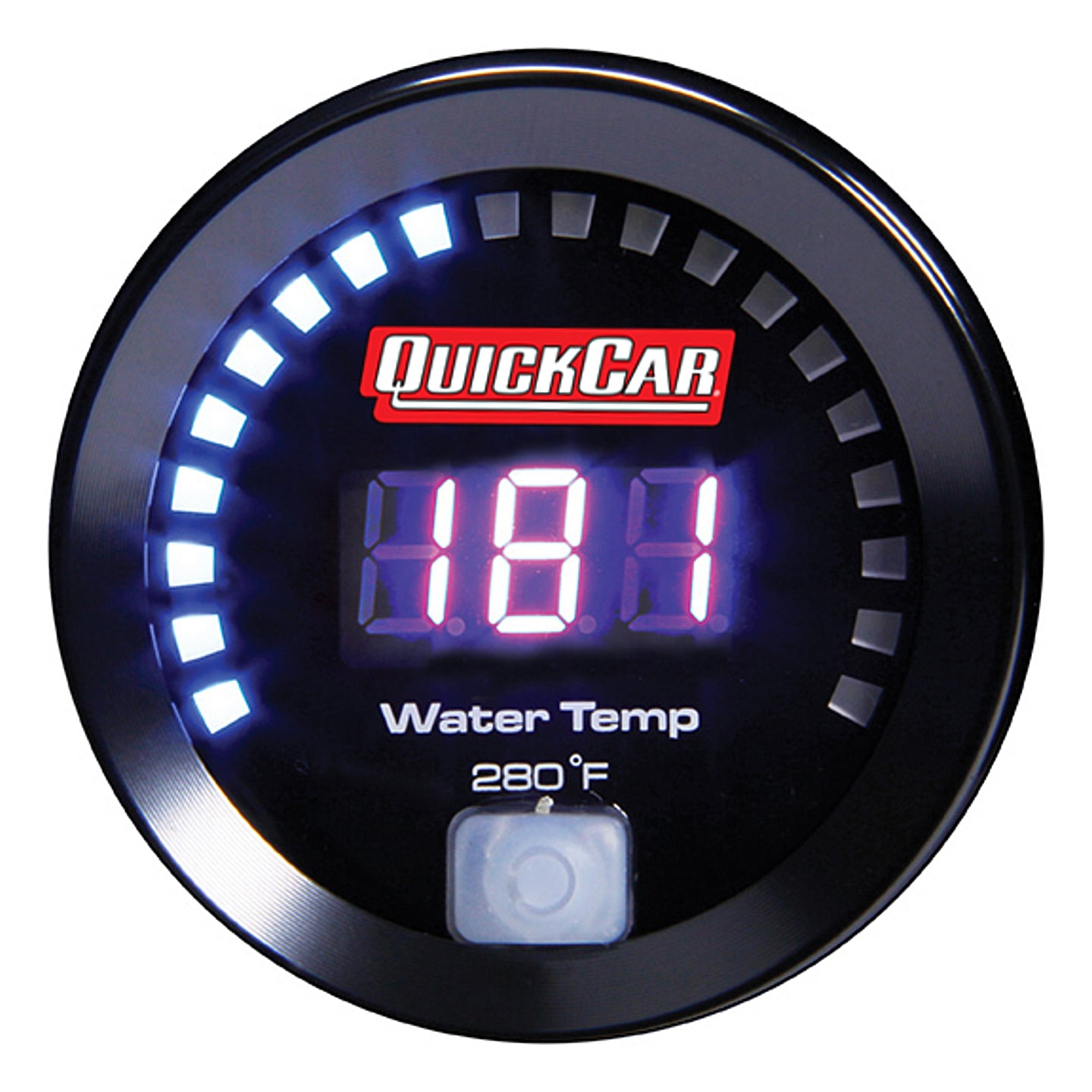 QUICKCAR RACING PRODUCTS Digital Water Temp Gauge 100-280 QUICKCAR RACING PRODUCTS