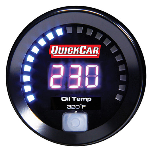 QUICKCAR RACING PRODUCTS Digital Oil Temperature Gauge 100-320 QUICKCAR RACING PRODUCTS