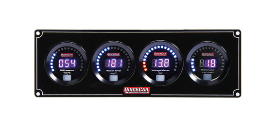 QUICKCAR RACING PRODUCTS Digital 3-1 Gauge Panel OP/WT/Volt w/Tach QUICKCAR RACING PRODUCTS