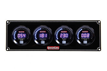 QUICKCAR RACING PRODUCTS Digital 4-Gauge Panel OP/WT/OT/FP QUICKCAR RACING PRODUCTS