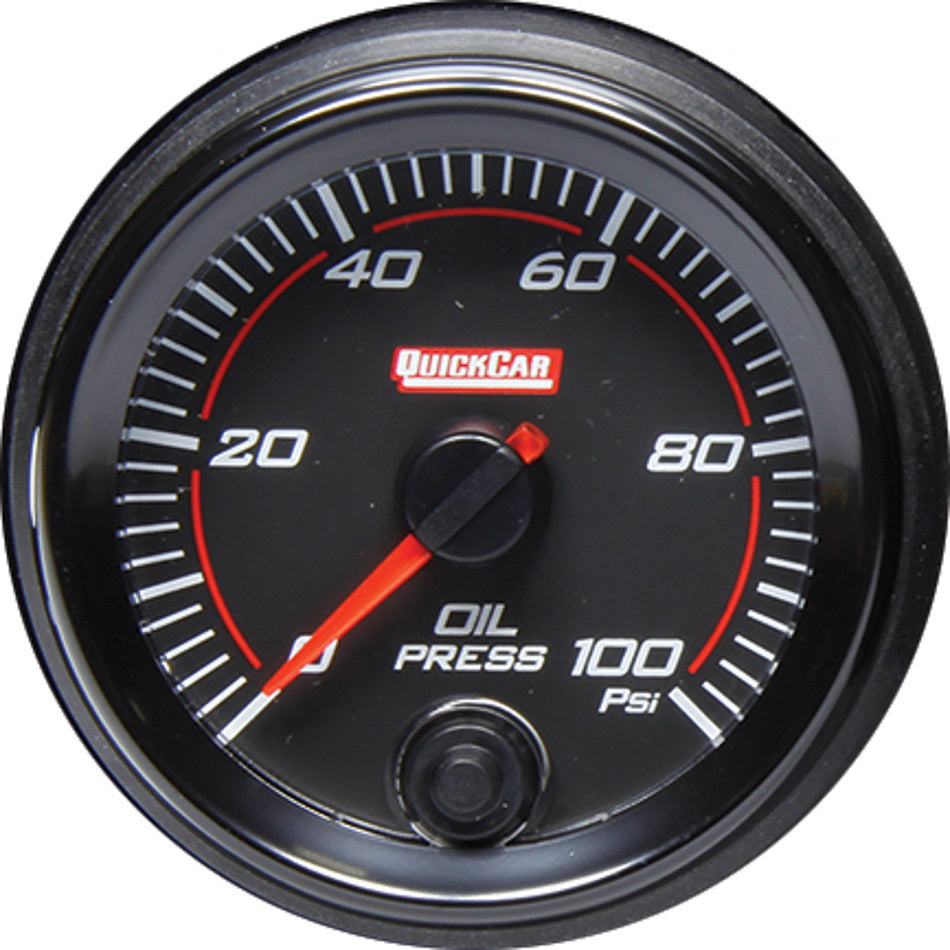 QUICKCAR RACING PRODUCTS Redline Gauge Oil Pressure QUICKCAR RACING PRODUCTS