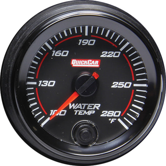 QUICKCAR RACING PRODUCTS Redline Gauge Water Temperature QUICKCAR RACING PRODUCTS