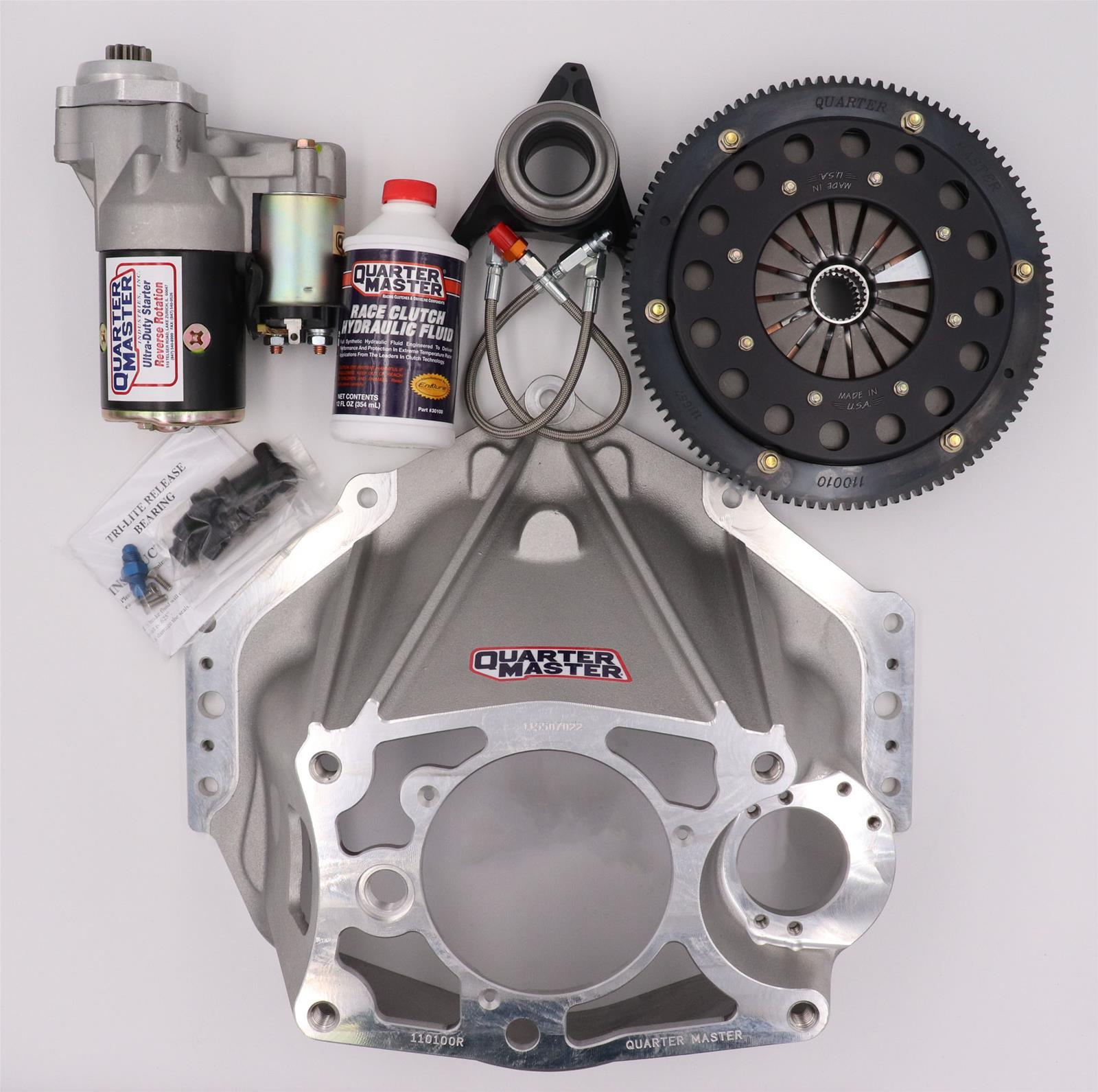 QUARTER MASTER Bellhousing Kit GM LS 7.25in V-Drive 2 Disc QUARTER MASTER