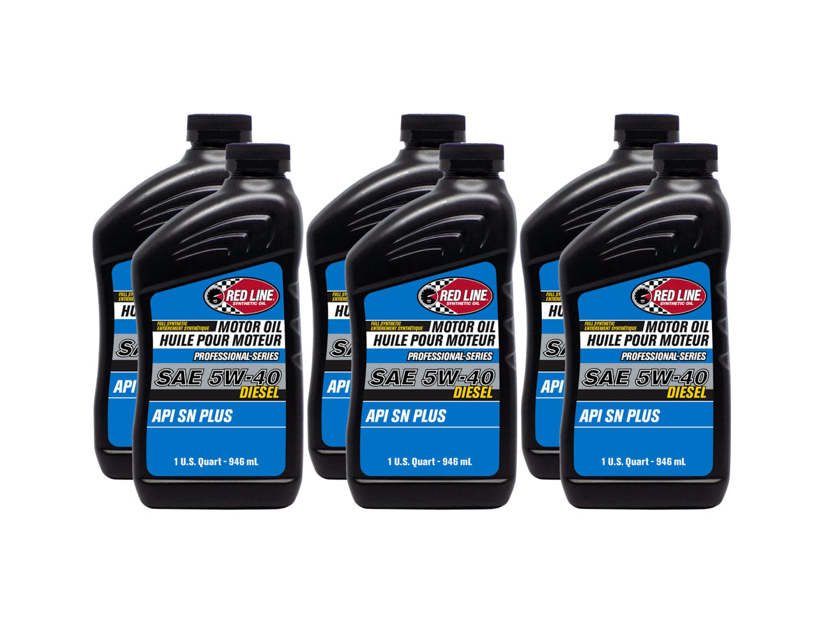 REDLINE OIL Pro-Series 5w40 Oil Case 6 x 1 Quart Diesel REDLINE OIL