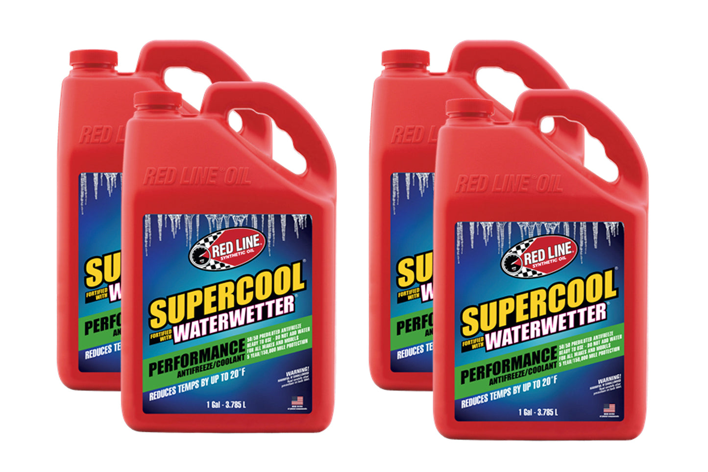 REDLINE OIL Supercool Performance Coolant Case 4x1 Gallon REDLINE OIL