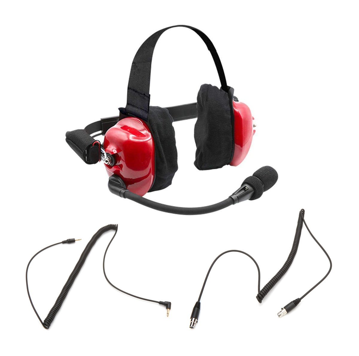 RUGGED RADIOS Headset Track Talk Red Linkable Intercom RUGGED RADIOS