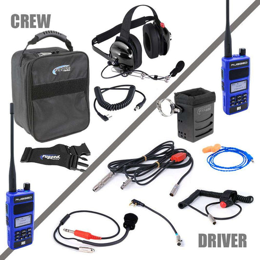 RUGGED RADIOS Radio System Complete Team NASCAR R1 UHF/VHF RUGGED RADIOS