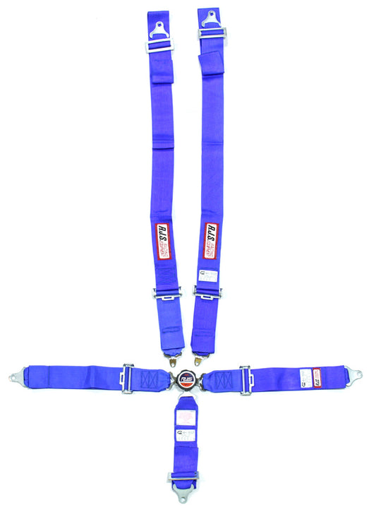 RJS SAFETY 5pt Harness System Q/R Blue Ind Wrap 3in Sub RJS SAFETY