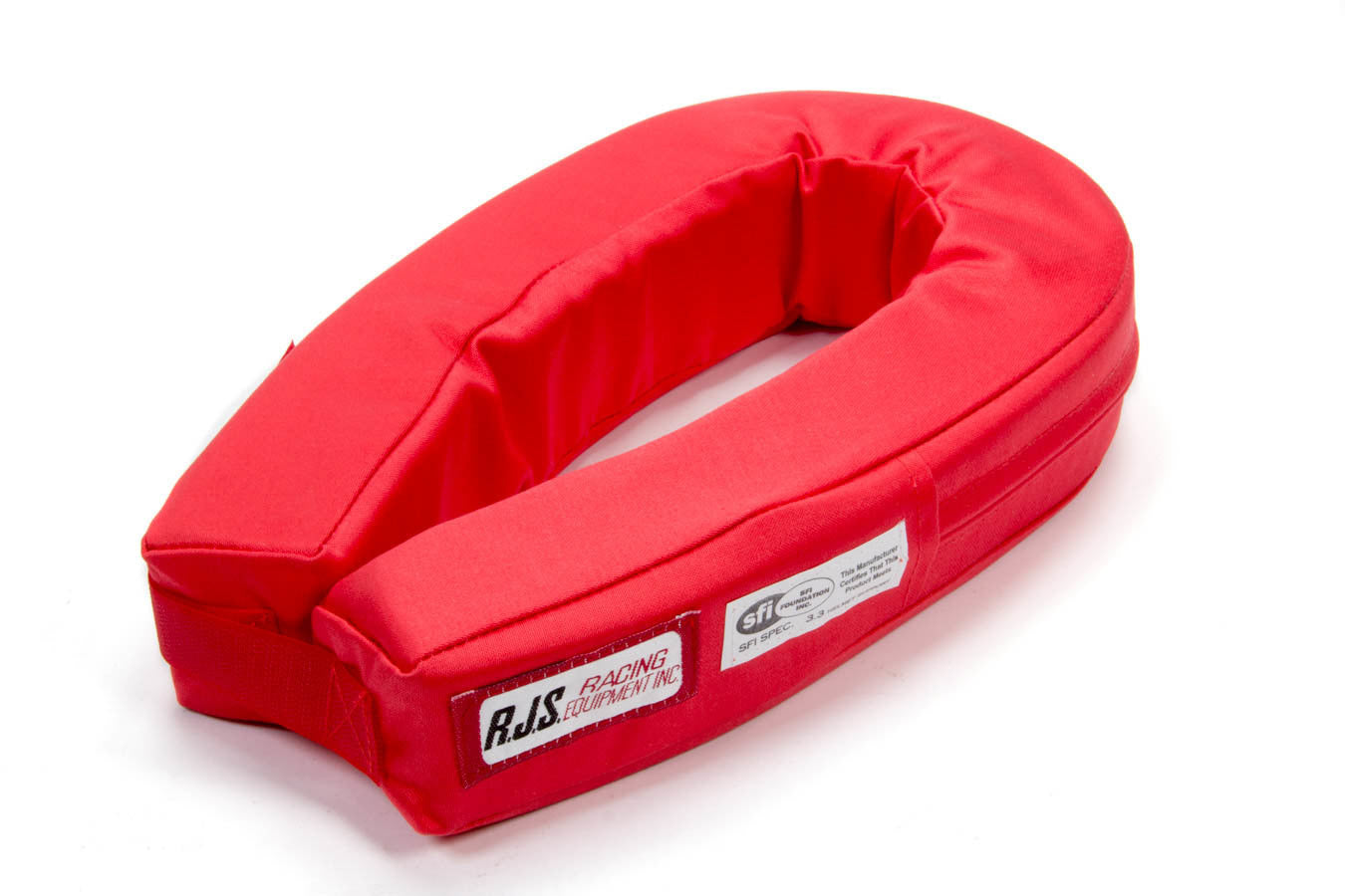 RJS SAFETY Neck Collar Horseshoe Red SFI RJS SAFETY