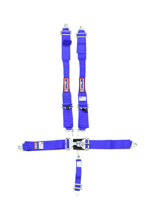 RJS SAFETY Harness System 5 Pt Blue Hans Shoulder Ind Wrap RJS SAFETY