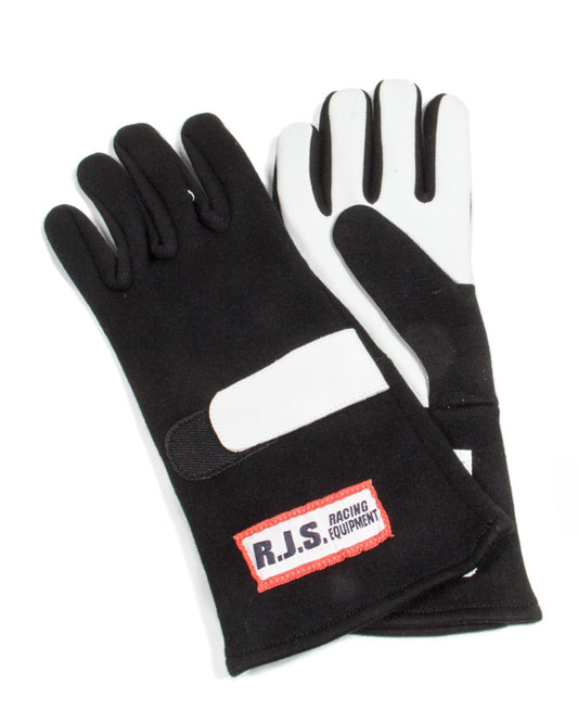 RJS SAFETY Gloves Nomex D/L MD Black SFI-5 RJS SAFETY