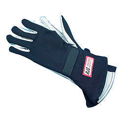 RJS SAFETY Gloves Nomex D/L LG Black SFI-5 RJS SAFETY