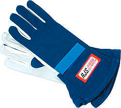 RJS SAFETY Gloves Nomex D/L LG Blue SFI-5 RJS SAFETY