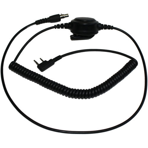 RJS SAFETY Quick Disconnect Cable For Headset With Button RJS SAFETY