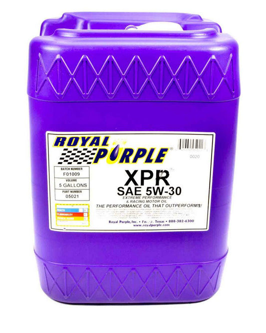 ROYAL PURPLE Synthetic Racing Oil XPR 5-Gallon (5W30) ROYAL PURPLE