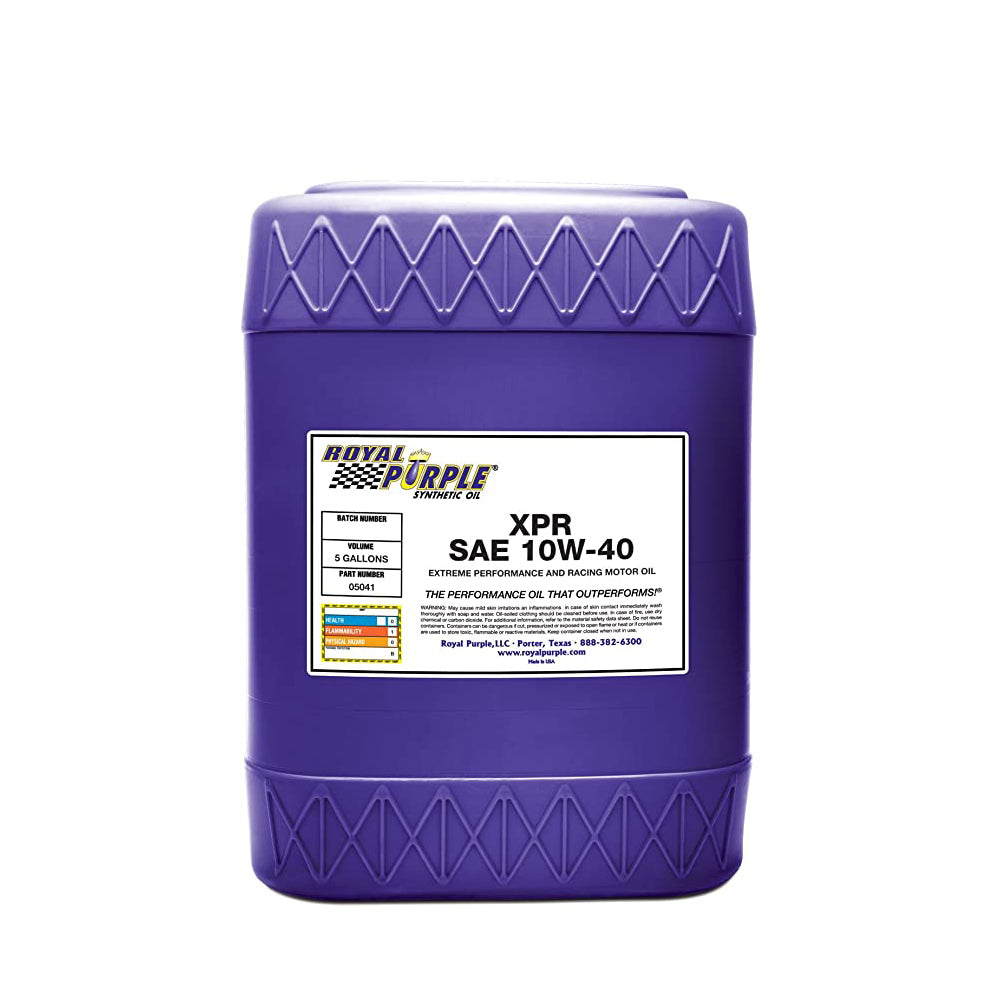 ROYAL PURPLE Synthetic Racing Oil XPR 5-Gallon (10W40) ROYAL PURPLE