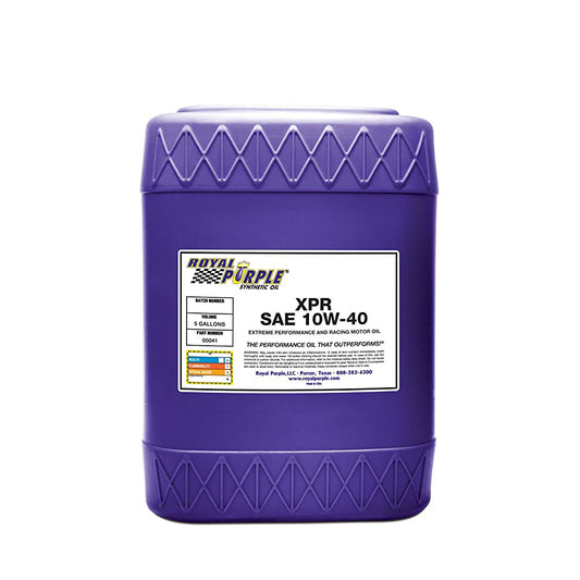 ROYAL PURPLE Synthetic Racing Oil XPR 5-Gallon (10W40) ROYAL PURPLE