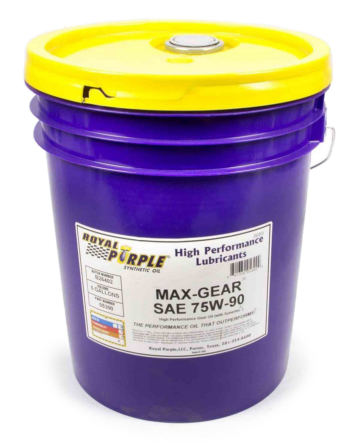 ROYAL PURPLE Gear Oil 5 Gal 75W90 ROYAL PURPLE