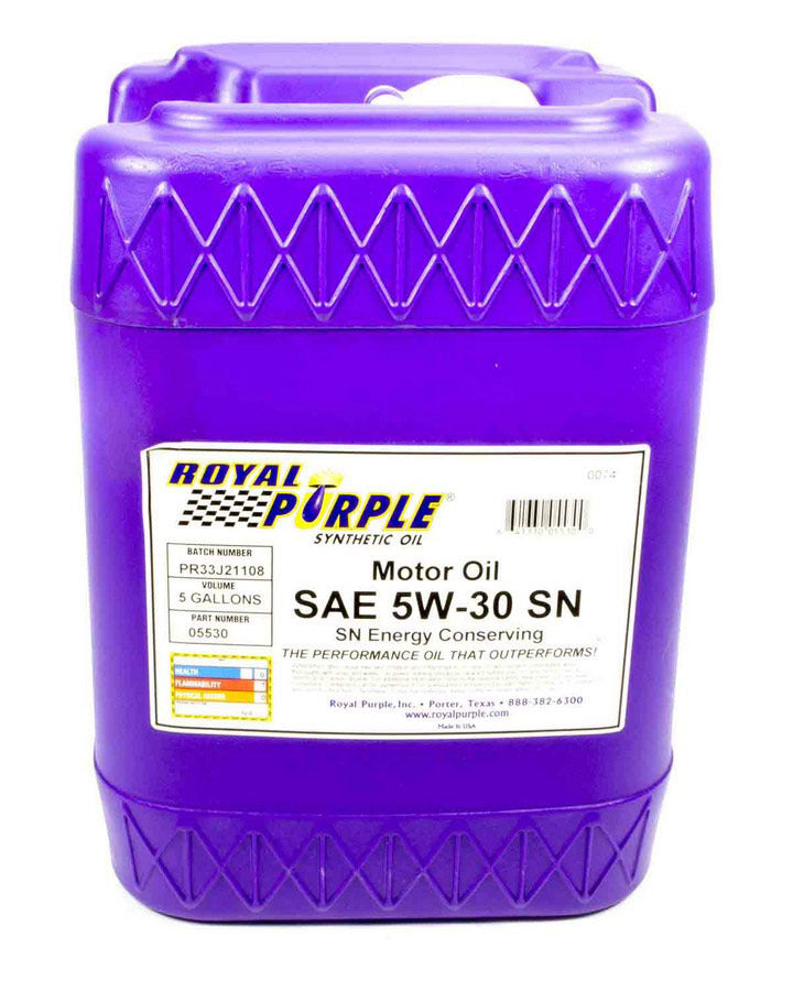 ROYAL PURPLE Synthetic Motor Oil 5Gal 5W30 Dexos ROYAL PURPLE