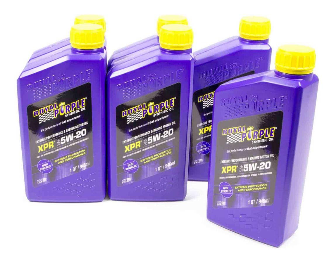 ROYAL PURPLE 5w20 XPR Racing Oil Case 6x1 Quart ROYAL PURPLE