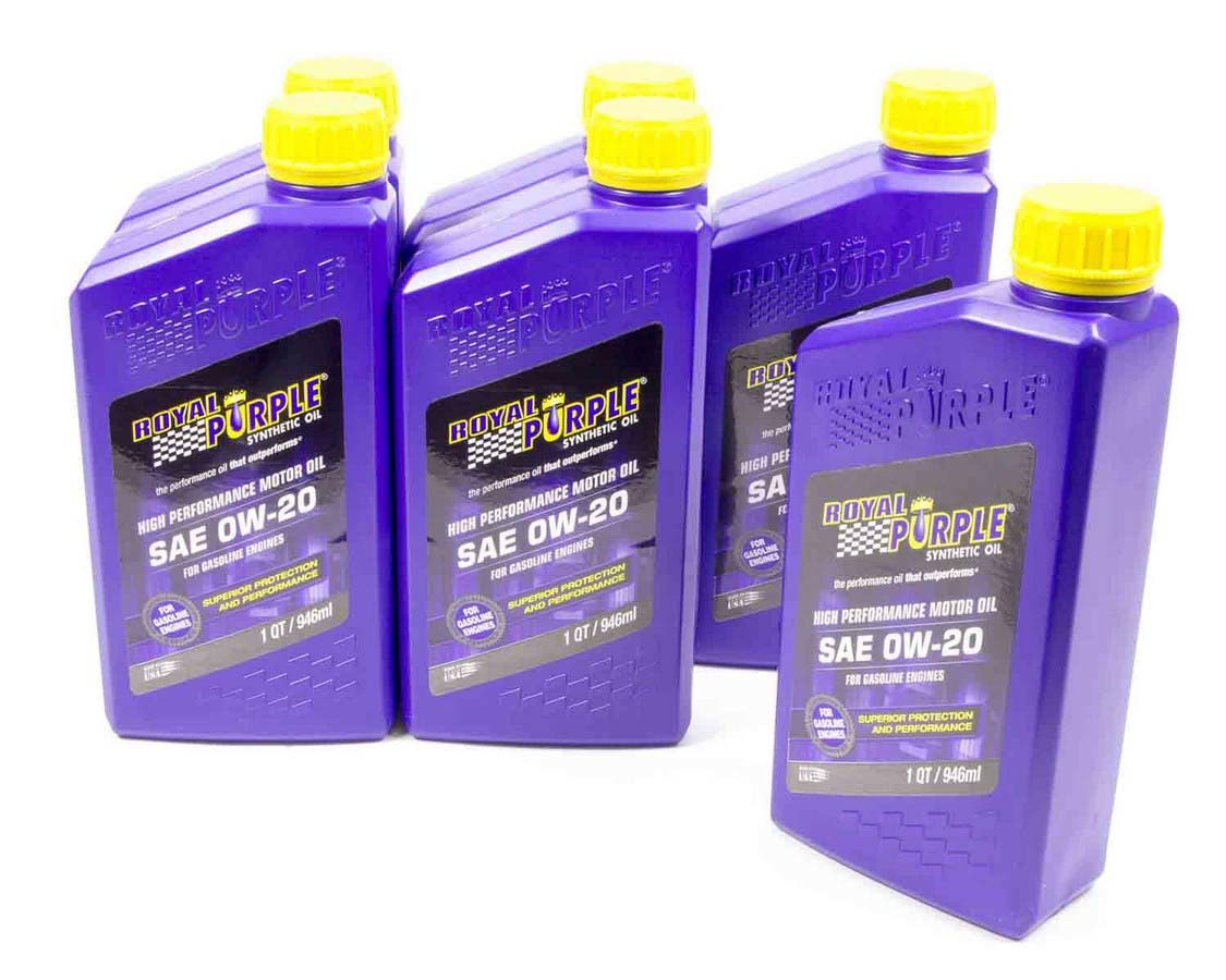 ROYAL PURPLE 0w20 Multi-Grade SAE Oil Case 6x1 Quart ROYAL PURPLE