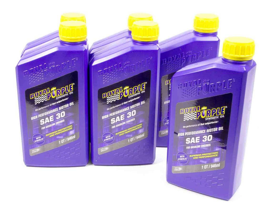 ROYAL PURPLE SAE 30 Engine Oil Case 6x1 Quart ROYAL PURPLE