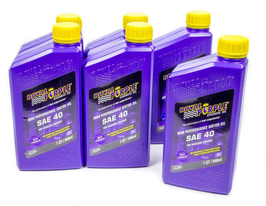 ROYAL PURPLE SAE 40 Engine Oil Case 6x1 Quart ROYAL PURPLE