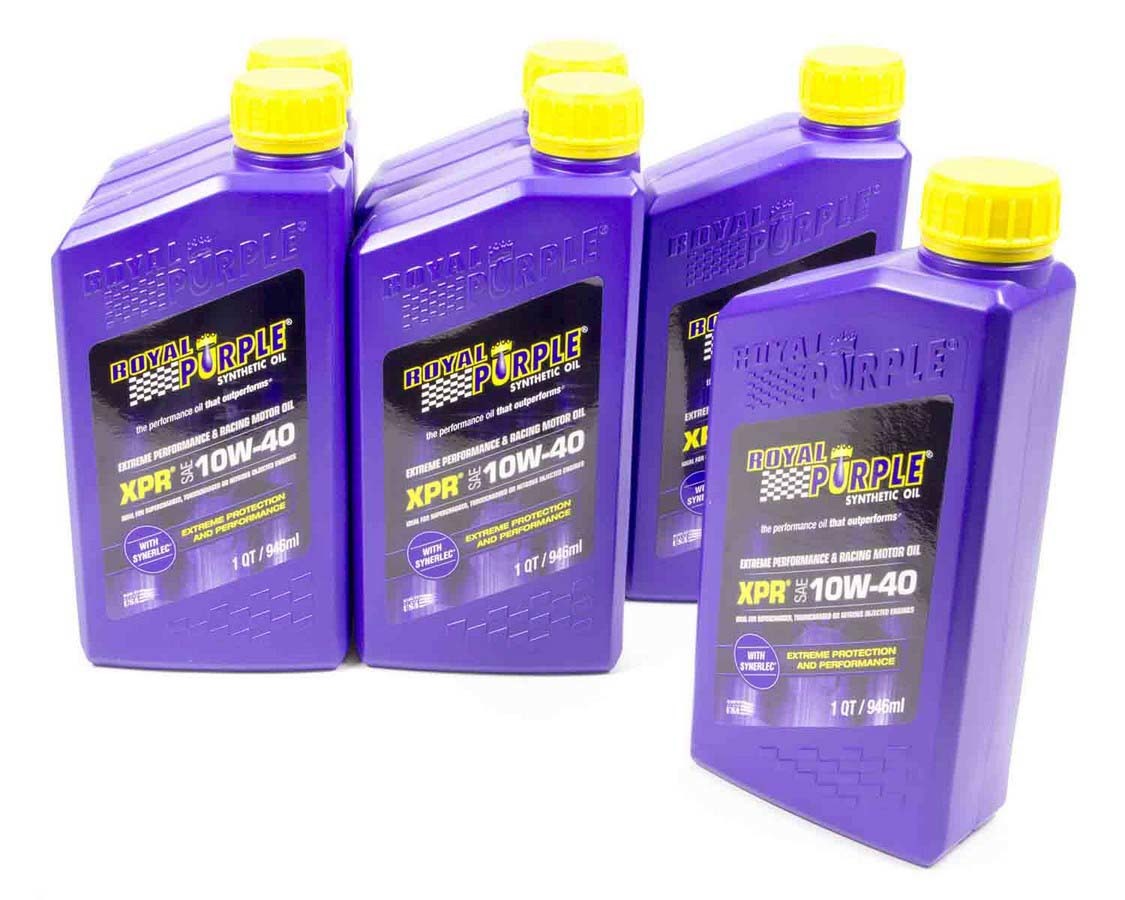 ROYAL PURPLE 10w40 XPR RAcing Oil Case 6x1 Quart ROYAL PURPLE