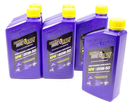 ROYAL PURPLE 20w50 XPR Racing Oil Case 6x1 Qt. ROYAL PURPLE