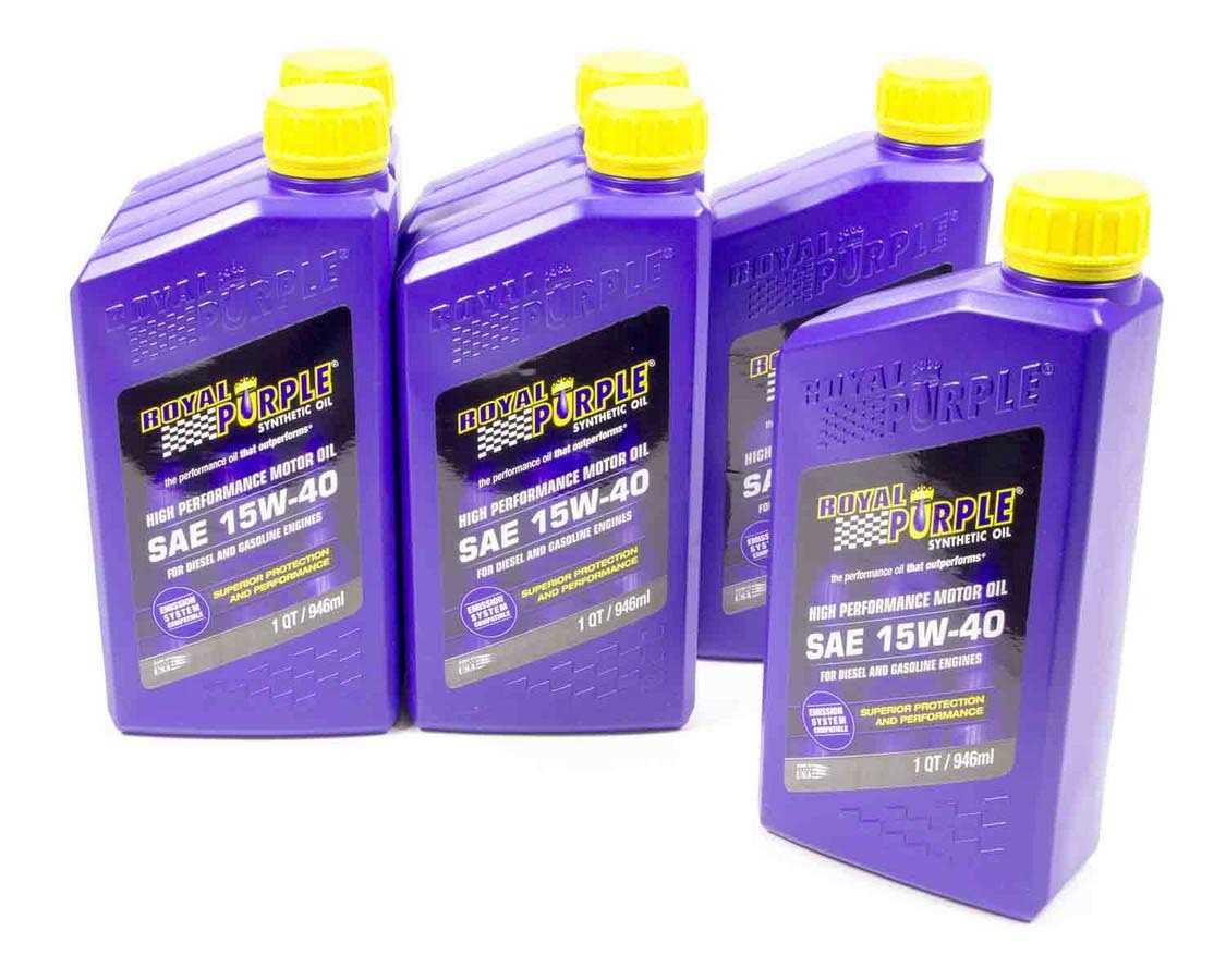 ROYAL PURPLE 15w40 Multi-Grade SAE Oil Case 6x1 Quart ROYAL PURPLE